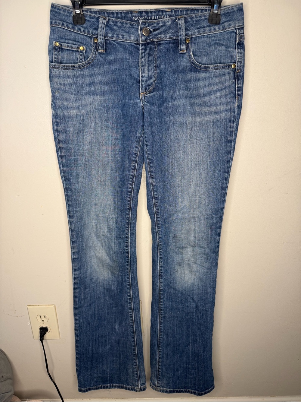 Banana Republic Women's Medium Blue Boot-Cut Jeans